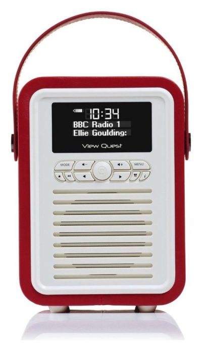 VQ - Retro Mini DAB Radio - Red